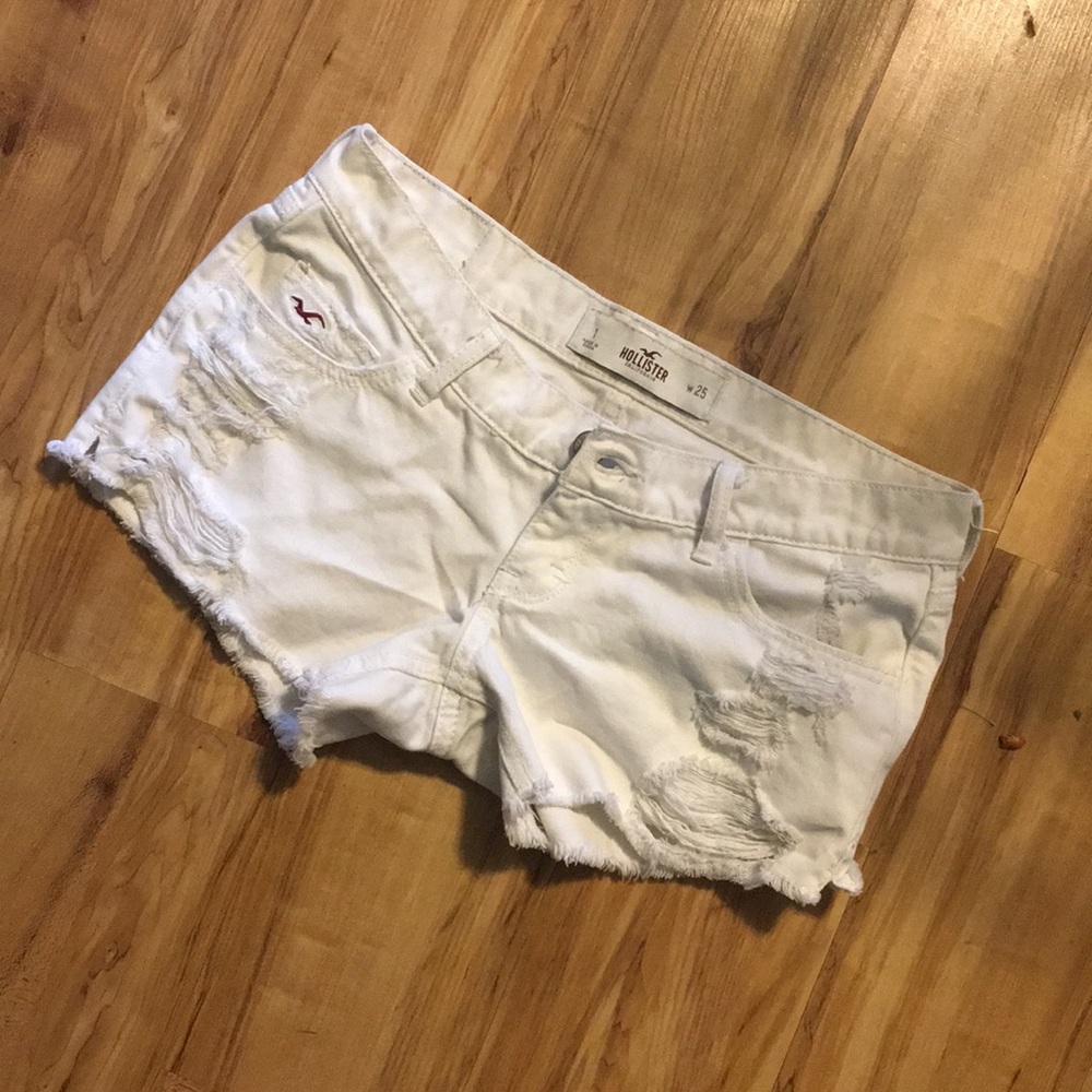 Hollister White Shorts!